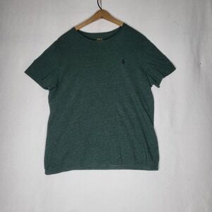 Polo Ralph Lauren Mens Sz M Green Cotton Shirt